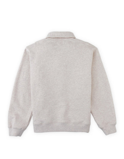 Gingersnaps Stefano French Terry Polo Pullover  - Beige