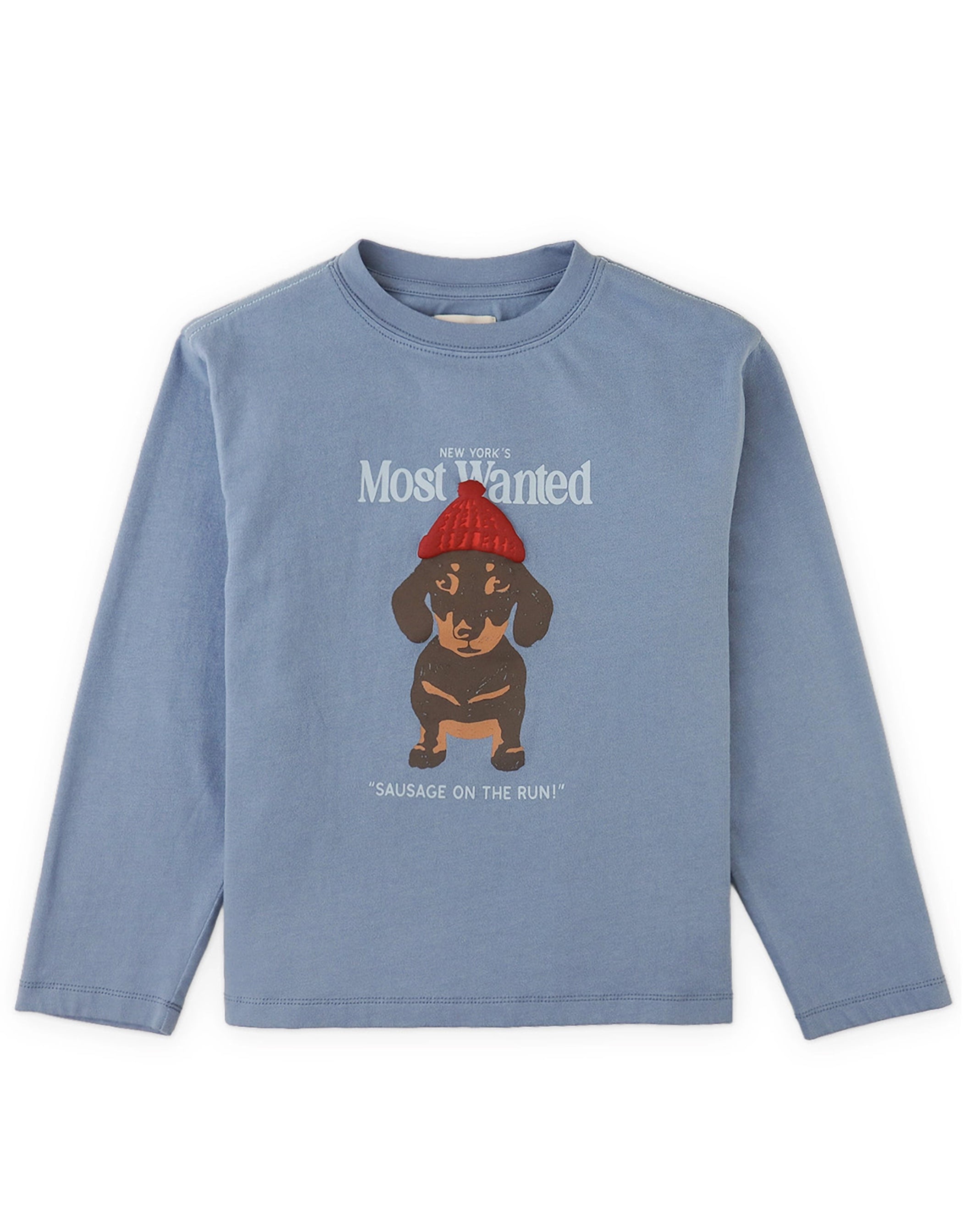 Gingersnaps Myron Graphic Tee - Most Wanted / Blue