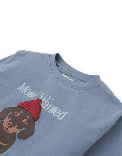 Gingersnaps Myron Graphic Tee - Most Wanted / Blue