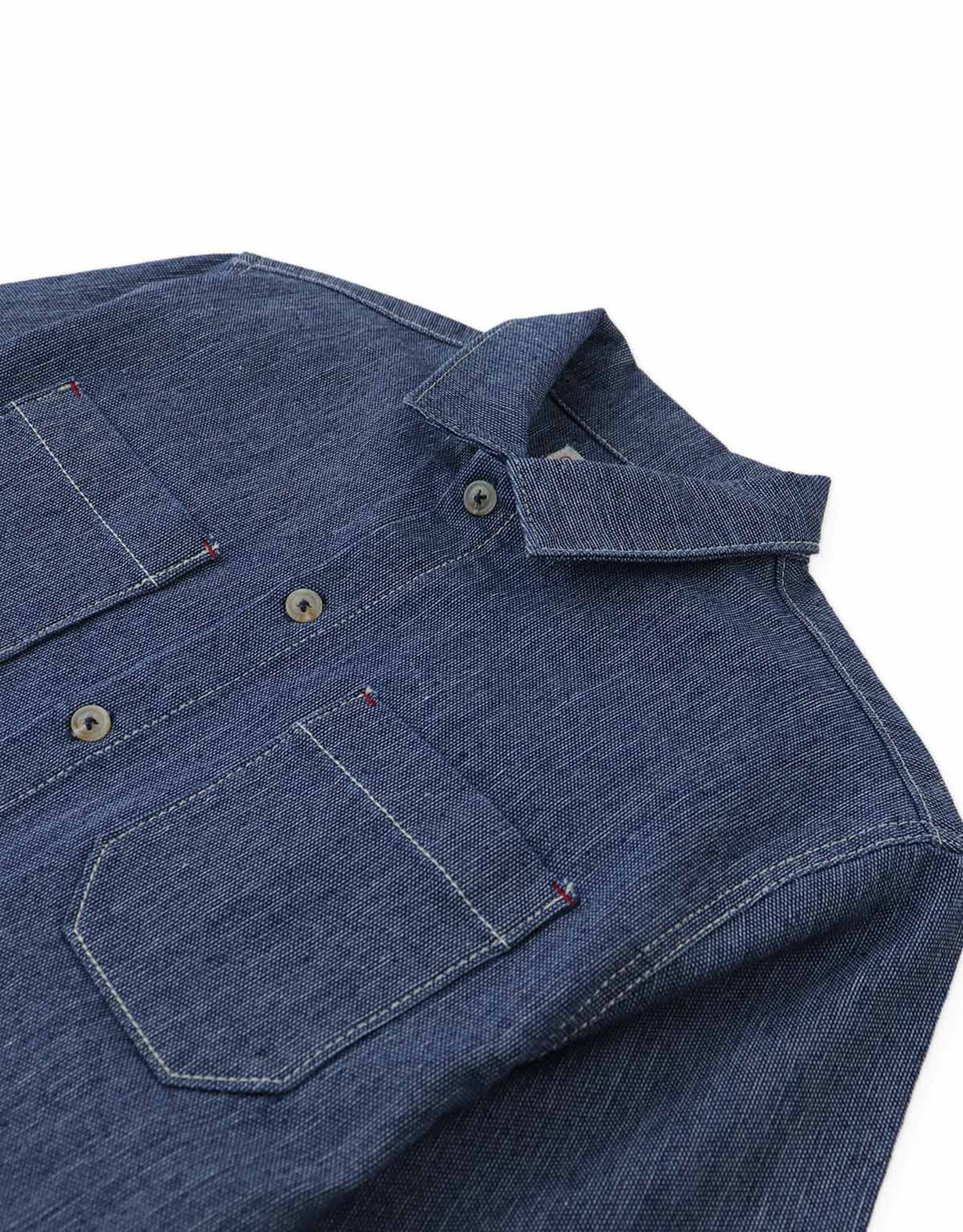 Gingersnaps Kyle Textured Denim Shirt - Blue