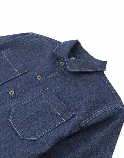 Gingersnaps Kyle Textured Denim Shirt - Blue