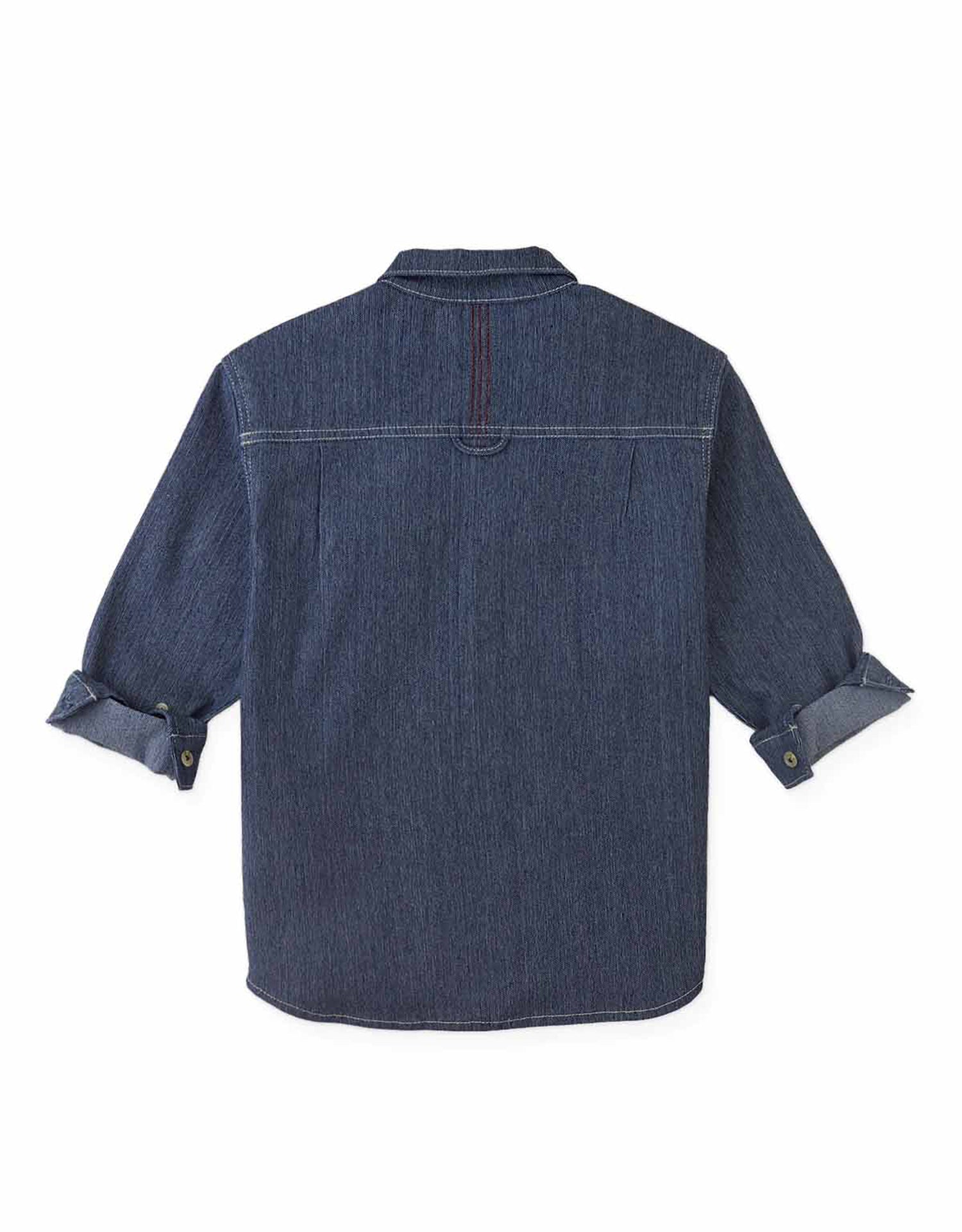 Gingersnaps Kyle Textured Denim Shirt - Blue