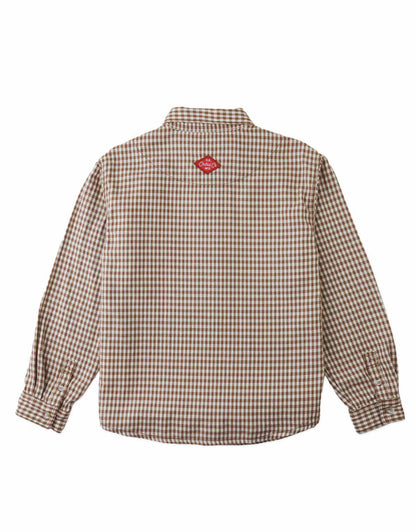 Gingersnaps Orlando Brushed Gingham Shirt - Brown