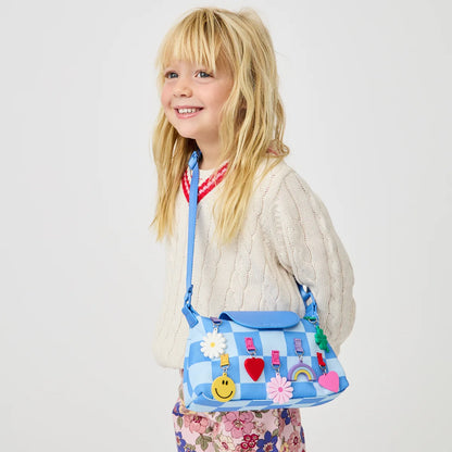 State Bags Chelsea Pouchette - Charms Blue Check