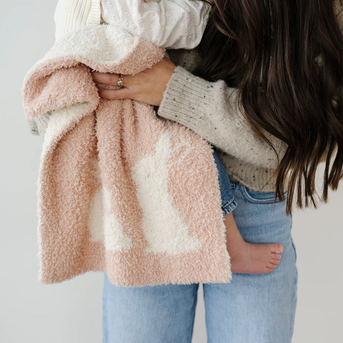Saranoni Minky Double-Layer Bamboni Mini Blankets - Bunny Double Layer