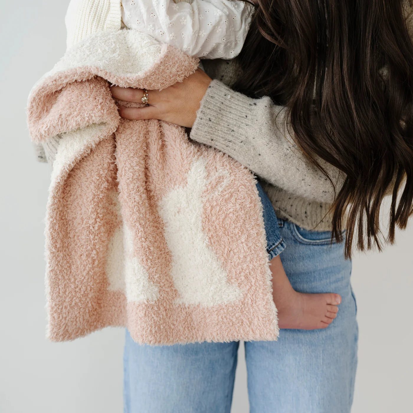 Saranoni Minky Double-Layer Bamboni Mini Blankets - Bunny Double Layer