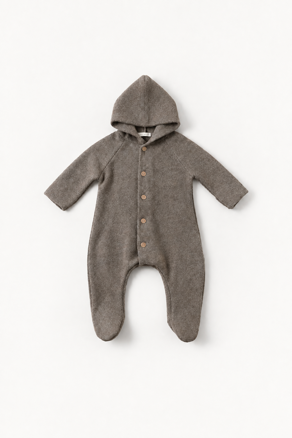 Tiny Fish Buzo Footie - Dusty Brown