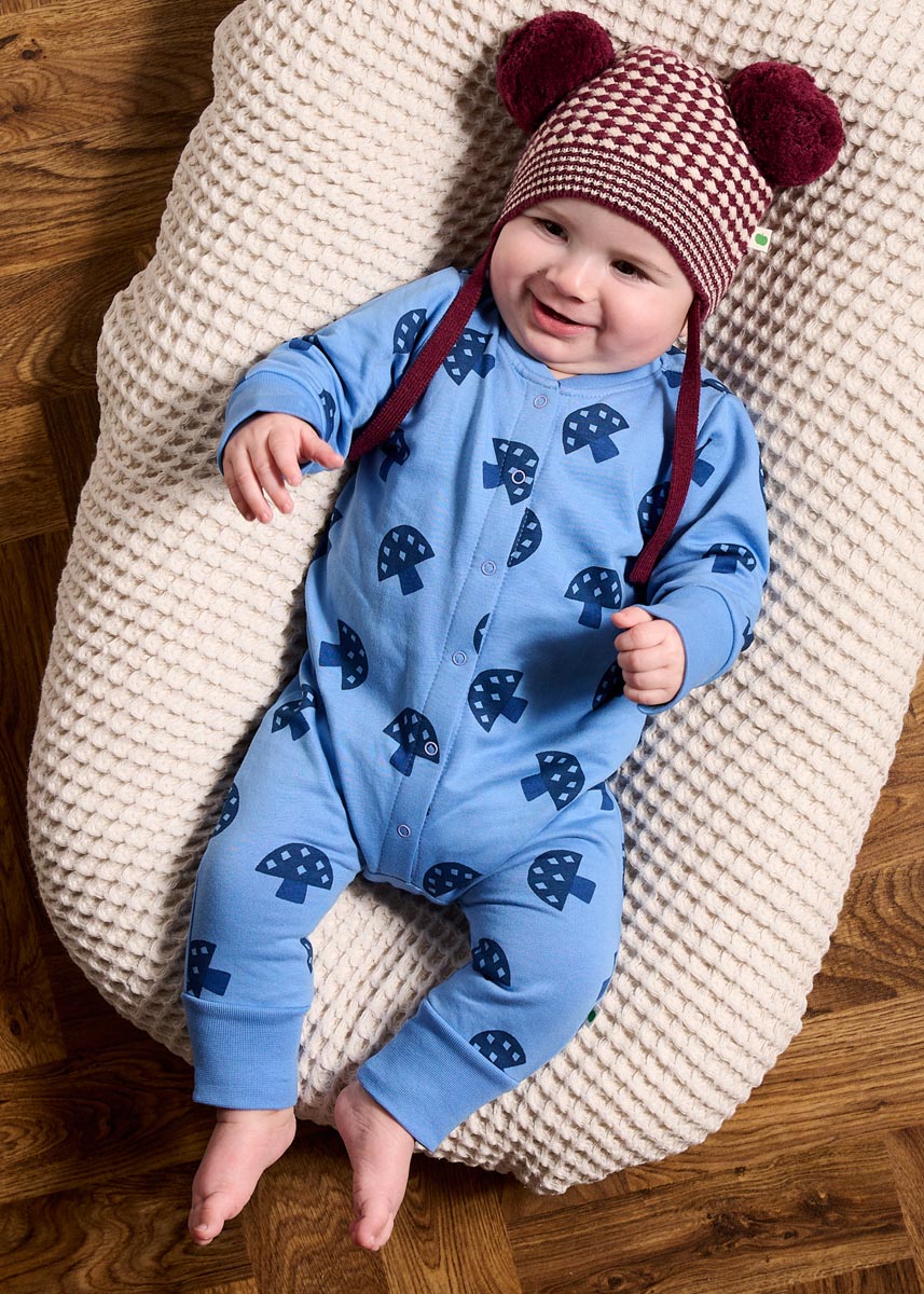 Bonnie Mob Hazel Chunky Checker Hat - Berry Mix