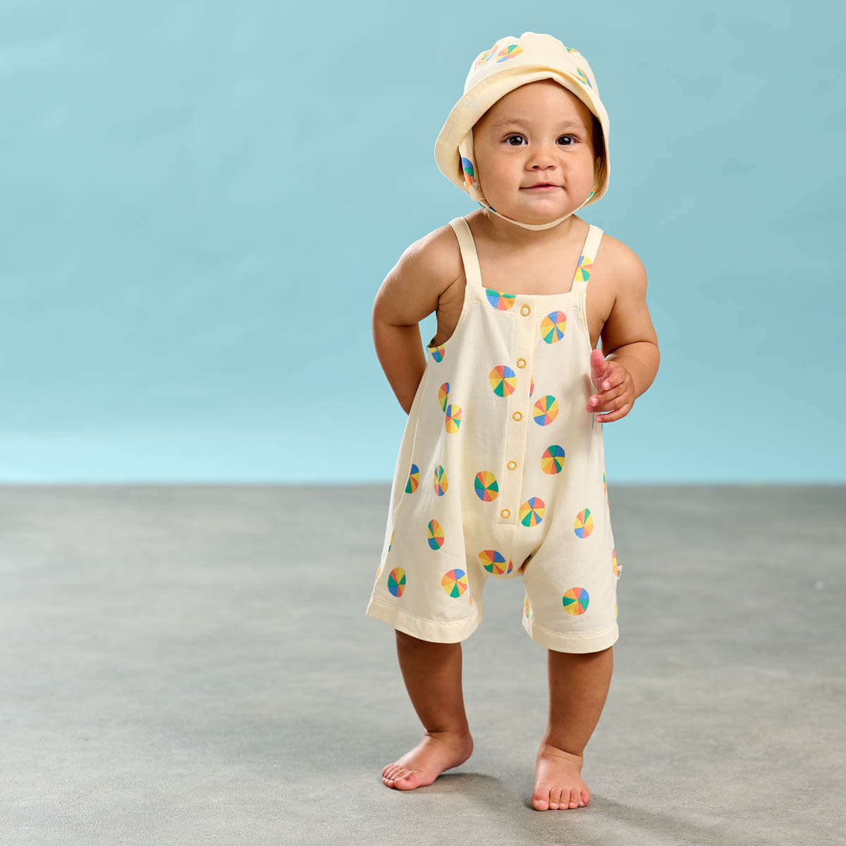 Bonnie Mob Cayman Dungaree Jumpsuit - Parasol