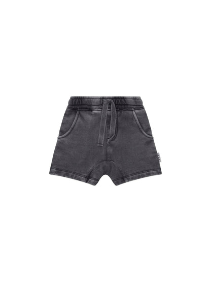Huxbaby Washed Black Slouch Short - Washed Black
