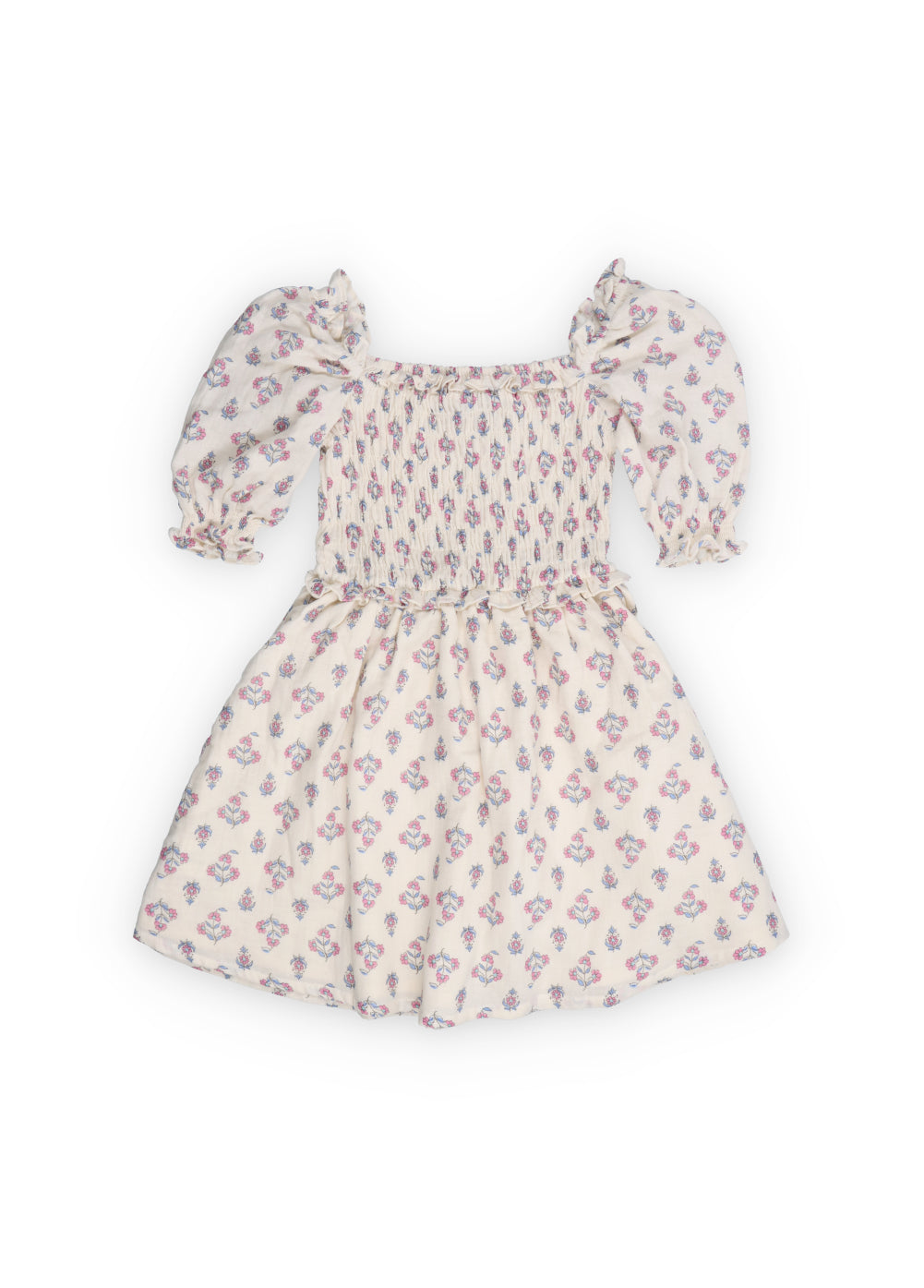 The New Society Clavel Dress - Block Print