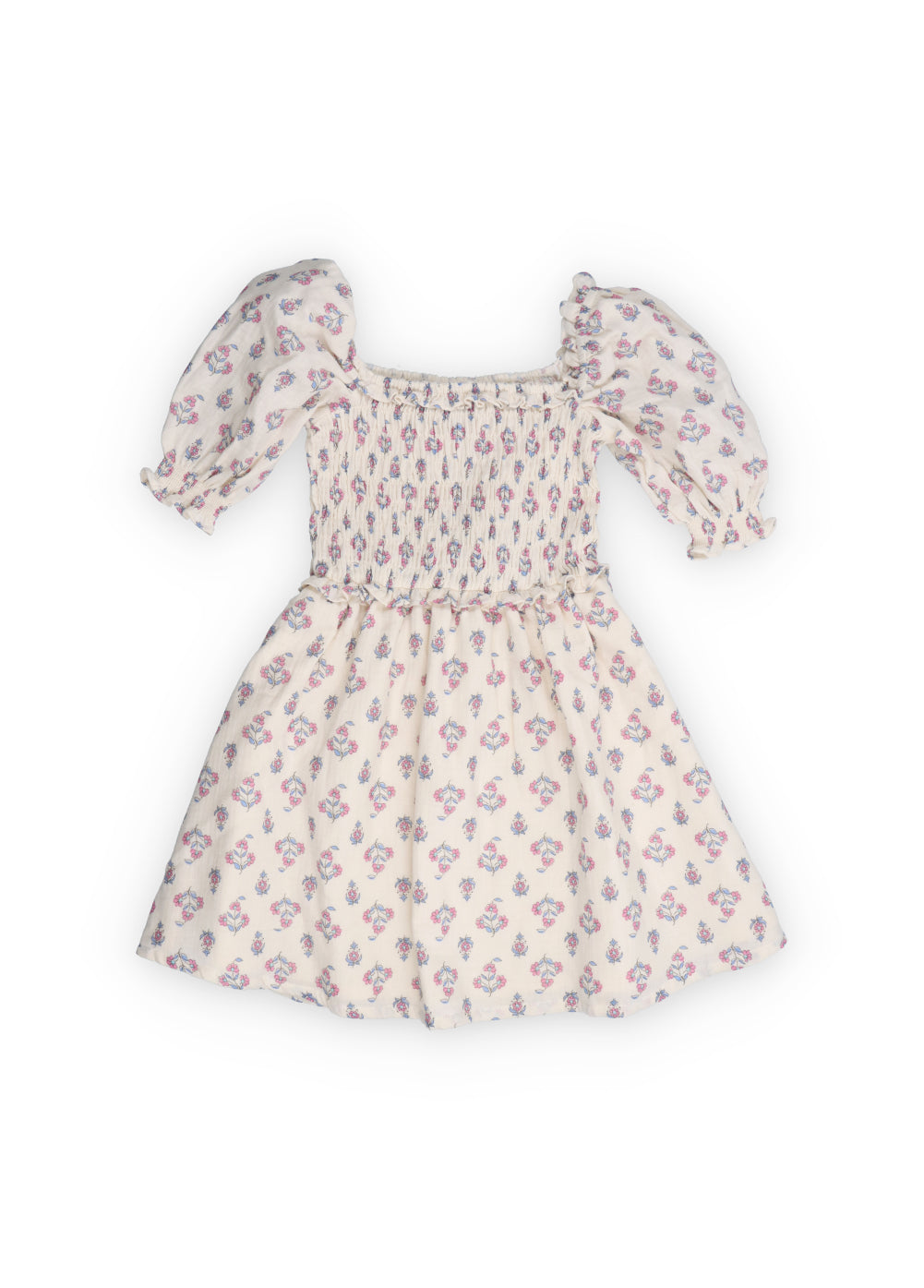 The New Society Clavel Dress - Block Print