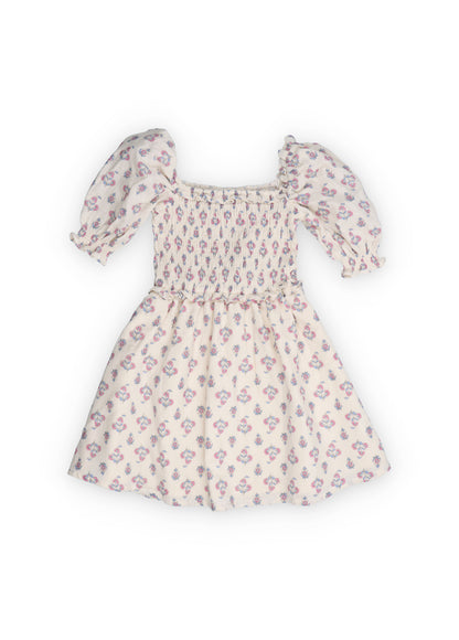 The New Society Clavel Dress - Block Print