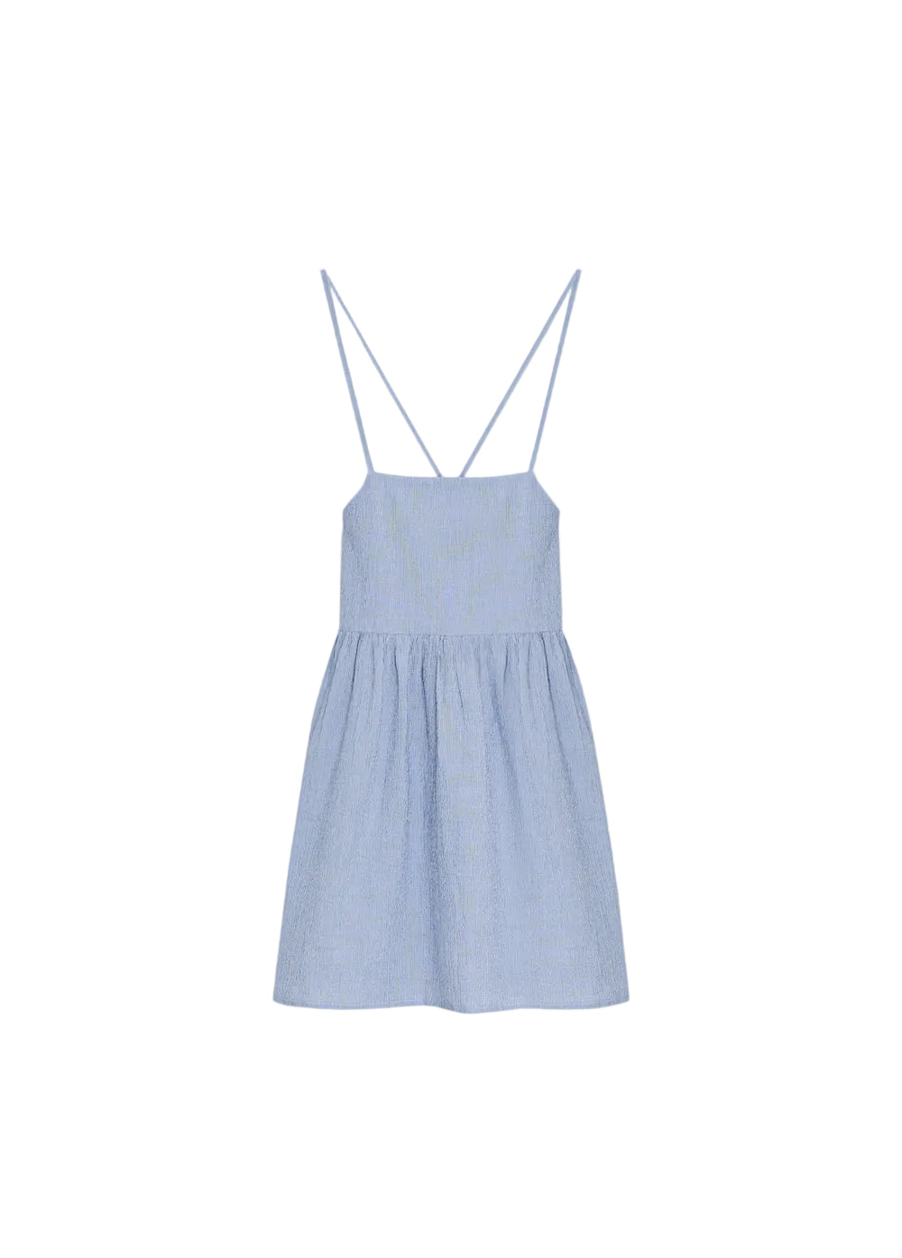 The New Society Cloe Teen Dress - Summer Midnight Pinstripes