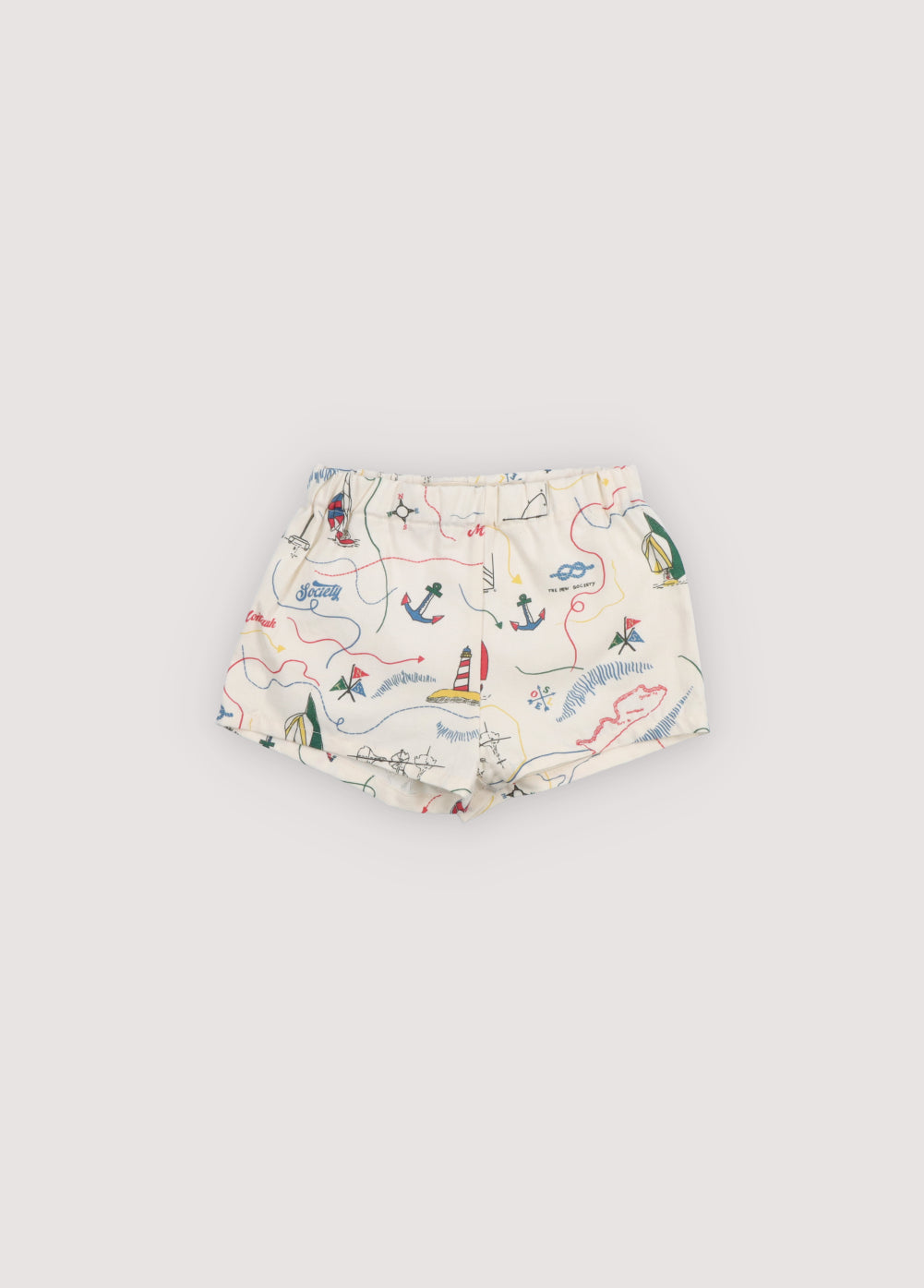 The New Society Clove Baby Bermuda Shorts - Clove Print
