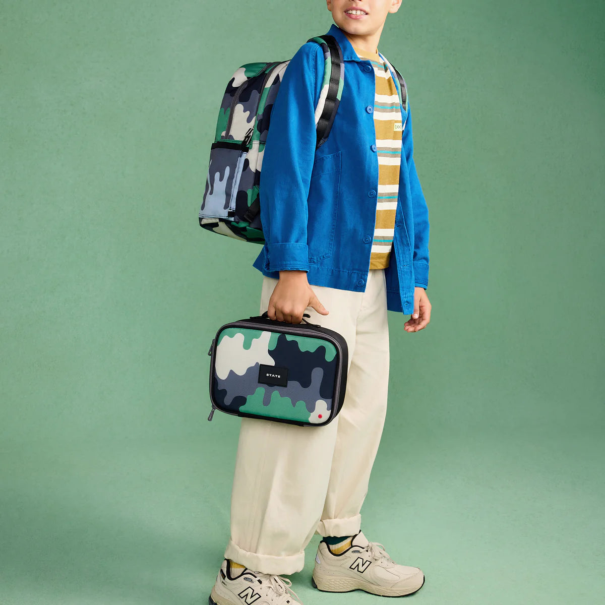State Bags Rodgers Lunch Box - Camo Drip