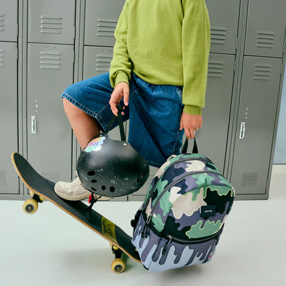 State Bags Kane Double Pocket Backpack - Camo Drip