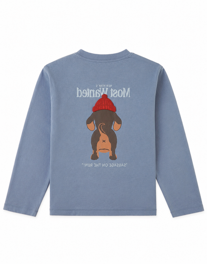 Gingersnaps Myron Graphic Tee - Most Wanted / Blue