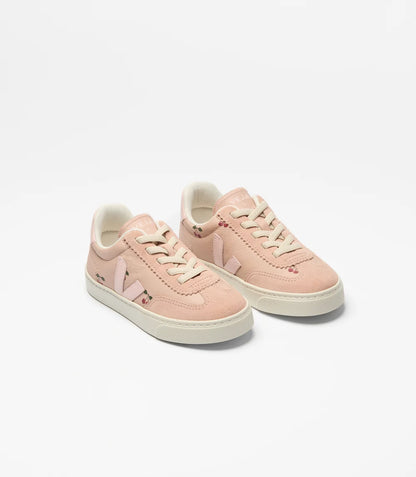 Veja X Konges Sløjd Small Volley Leather Sneakers - Cherry Petale
