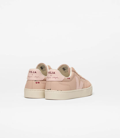 Veja X Konges Sløjd Small Volley Leather Sneakers - Cherry Petale