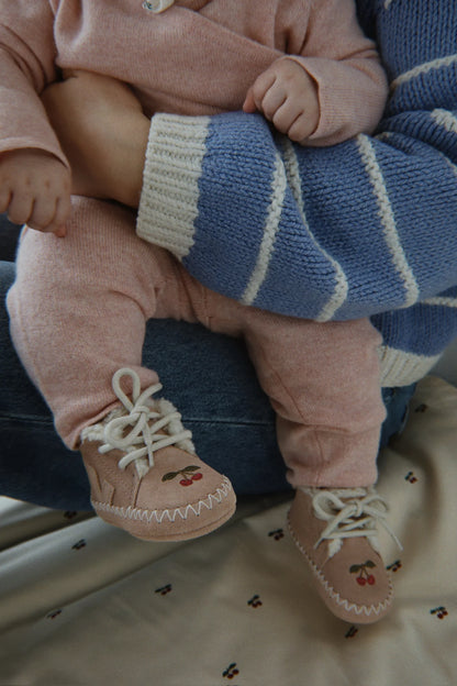 Veja X Konges Sløjd Baby Suede Shoes - Blush