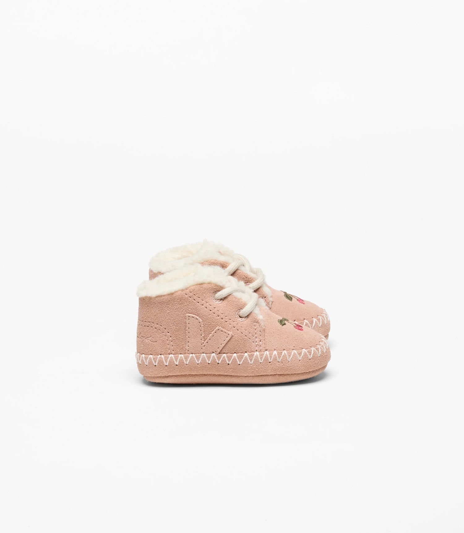 Veja X Konges Sløjd Baby Suede Shoes - Blush