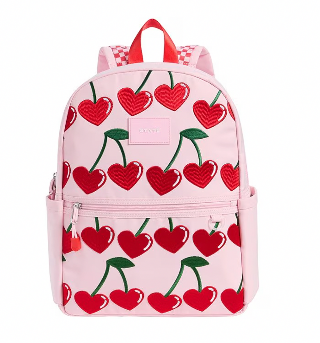State Bags Kane Double Pocket Backpack - Cherry