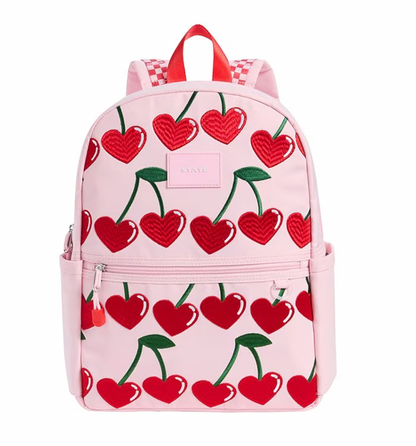 State Bags Kane Double Pocket Backpack - Cherry