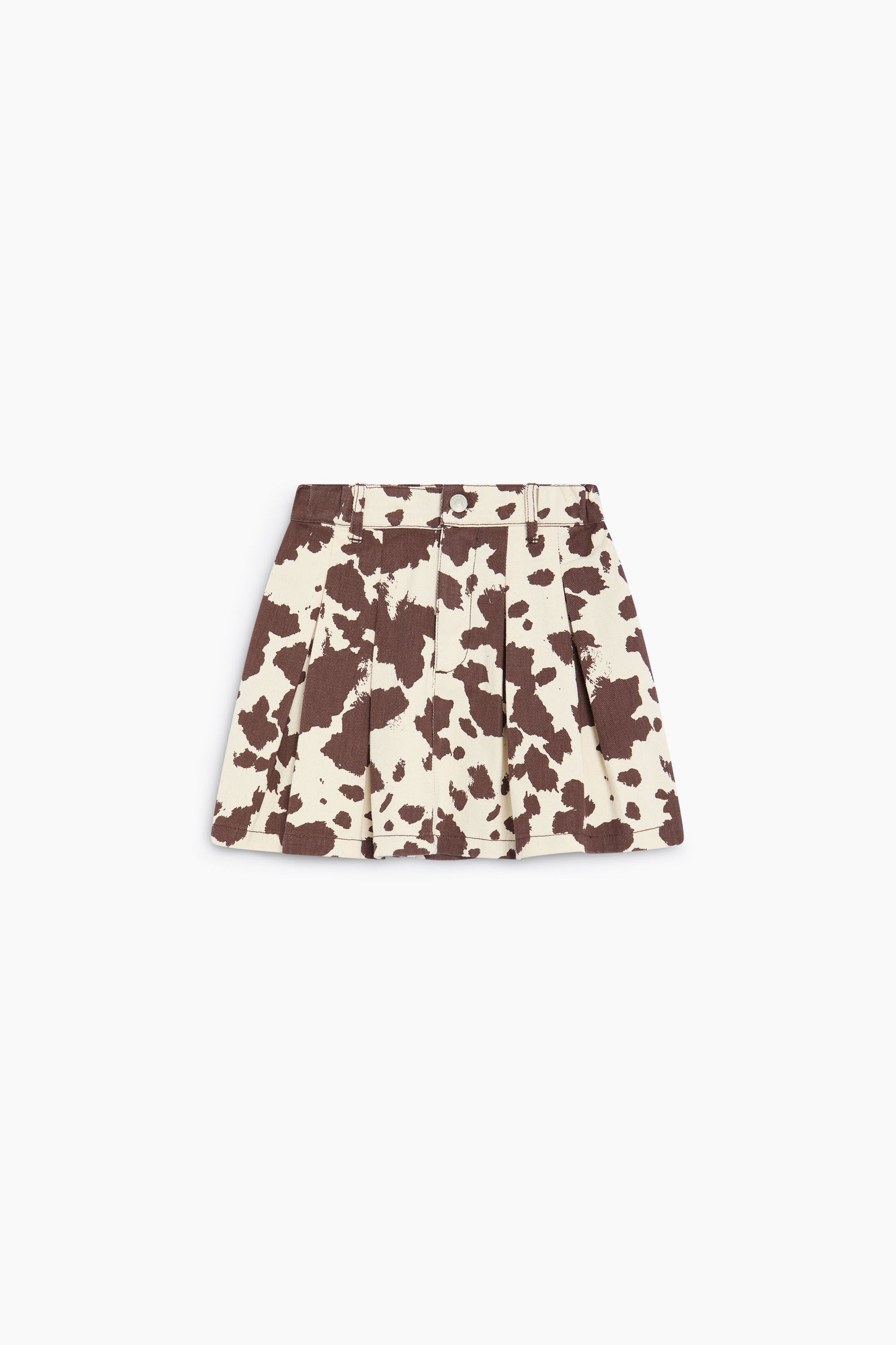 The New Society Dakota Skirt - Cow Print
