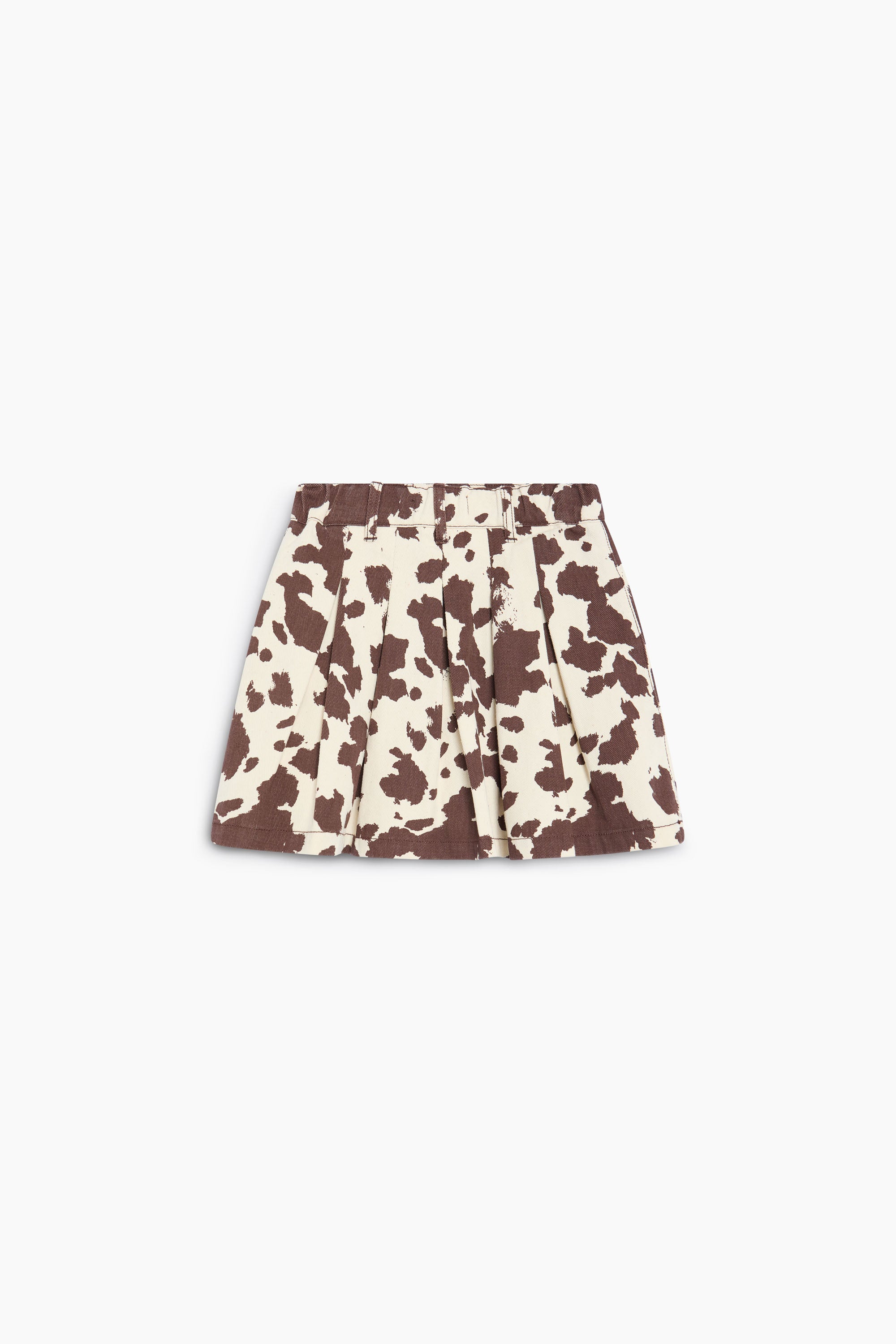 The New Society Dakota Skirt - Cow Print