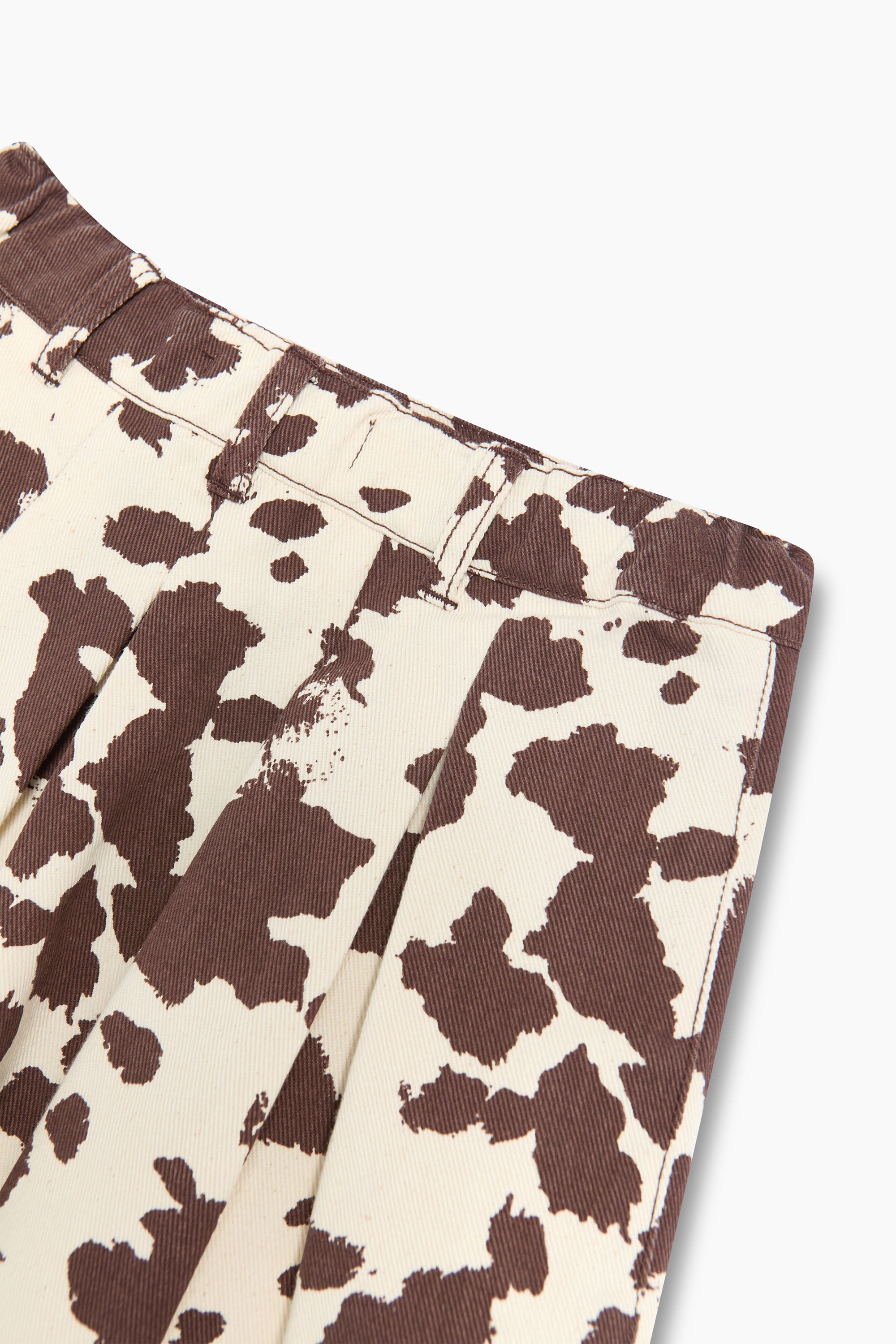 The New Society Dakota Skirt - Cow Print