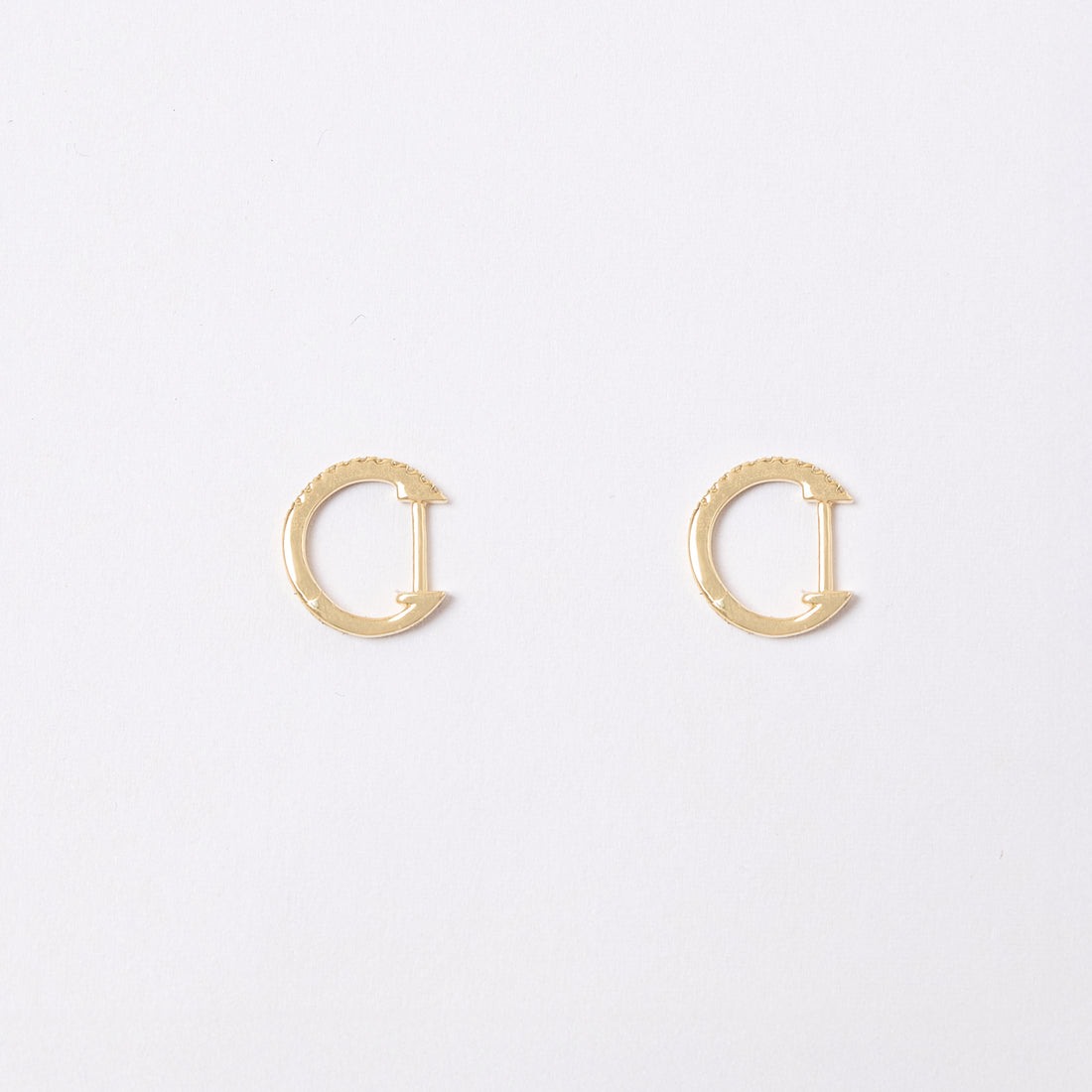 Dalbit NYC Diamond Hoops - 14k solid gold