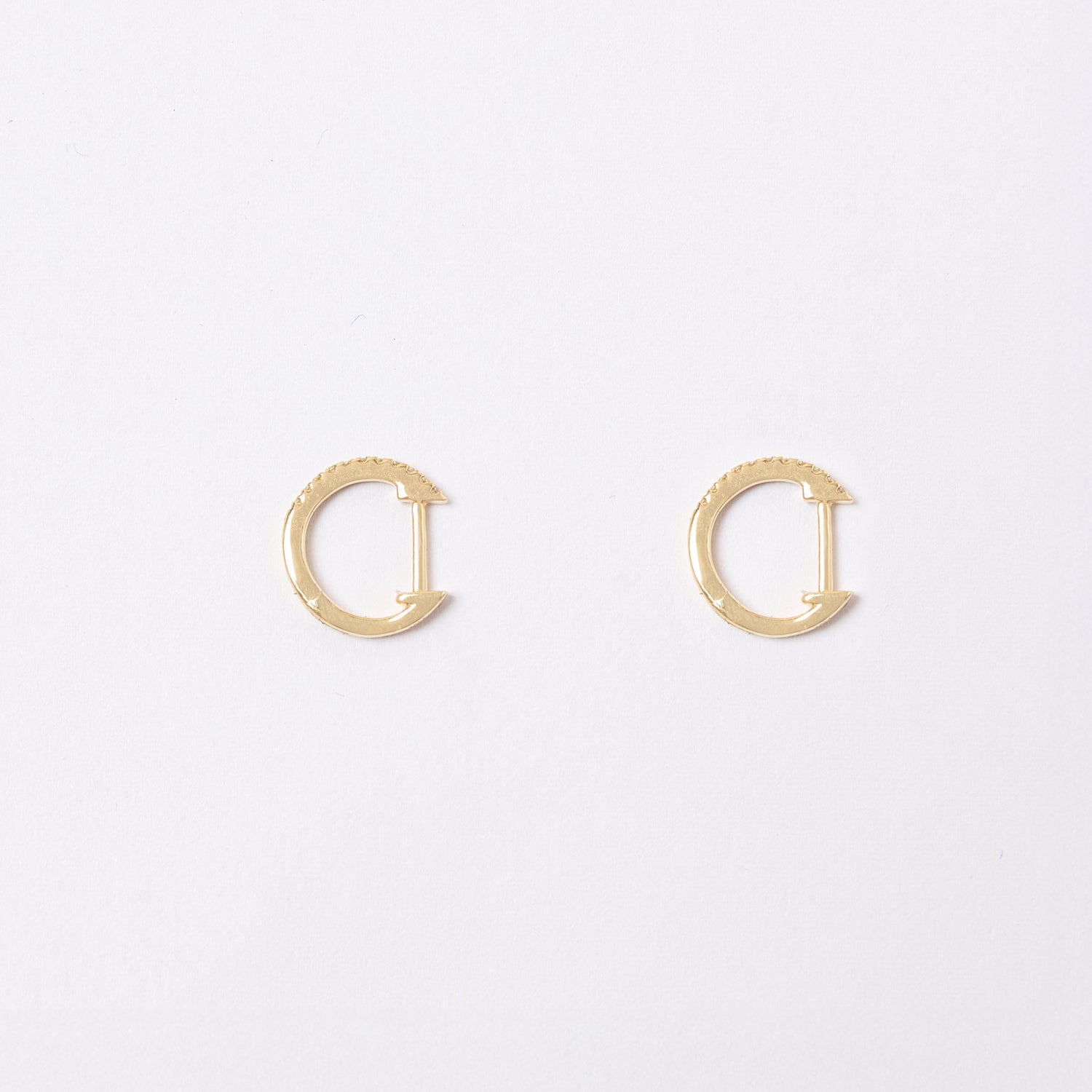 Dalbit NYC Diamond Hoops - 14k solid gold