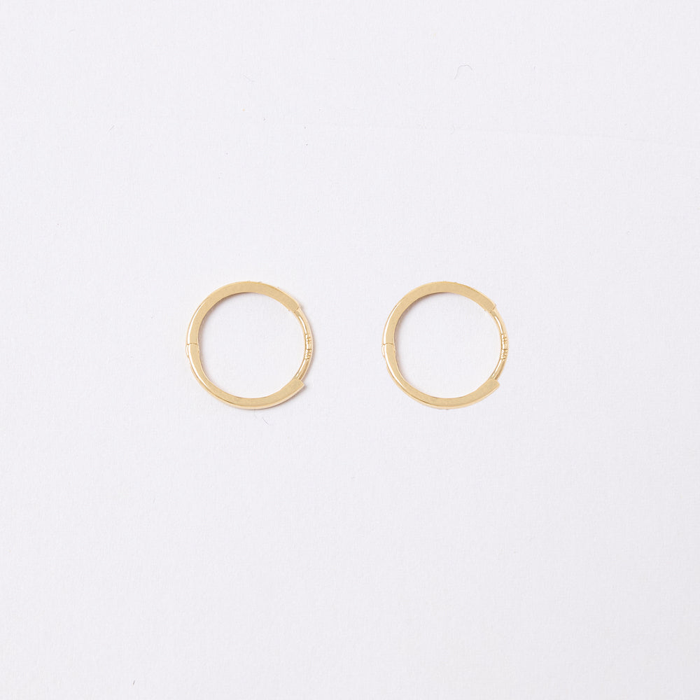 Dalbit NYC Gold Huggies 9mm - 14k solid gold