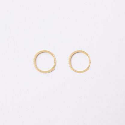 Dalbit NYC Gold Huggies 9mm - 14k solid gold