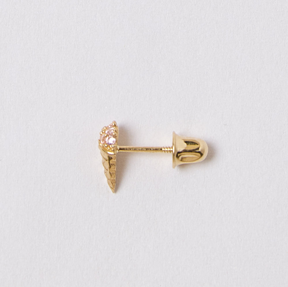 Dalbit NYC Ice Cream Studs - 14k solid gold