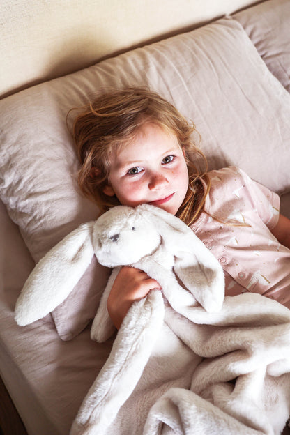 Alimrose Darcey Lovey Blankie - Ivory
