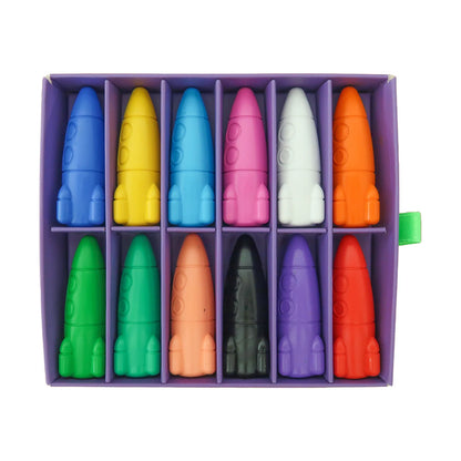 Daydream Society Lost In Space Rocket Ship Crayon Set