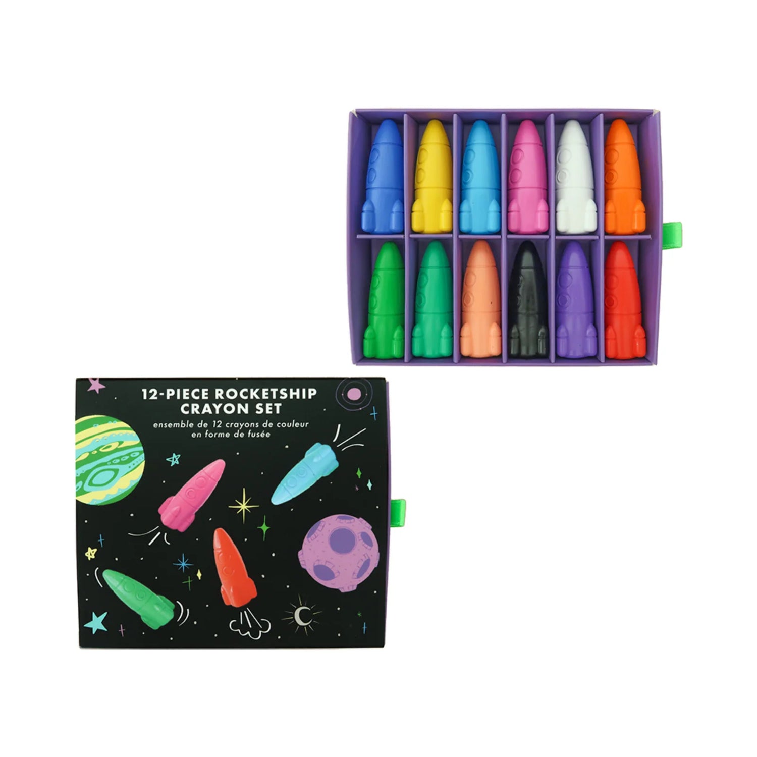 Daydream Society Lost In Space Rocket Ship Crayon Set