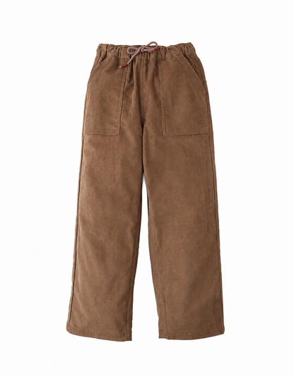 Gingersnaps Dominic Pull On Corduroy Pants  - Brown
