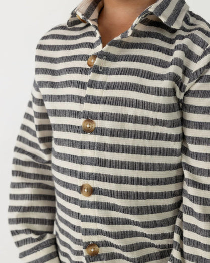 Donsje Leom Shirt  - Blue Marine White Stripe