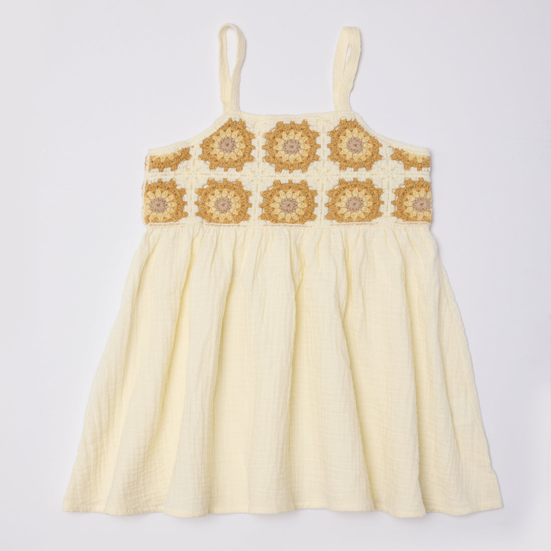 Rylee + Cru Crochet Sun Dress - Marigold