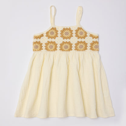 Rylee + Cru Crochet Sun Dress - Marigold