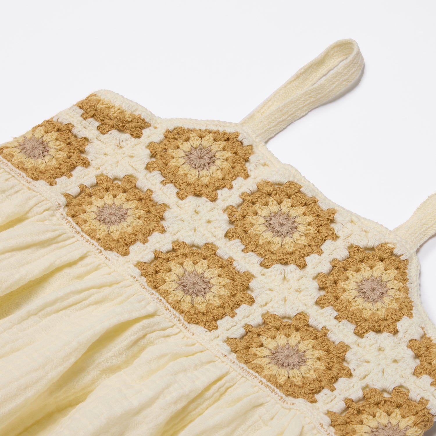 Rylee + Cru Crochet Sun Dress - Marigold