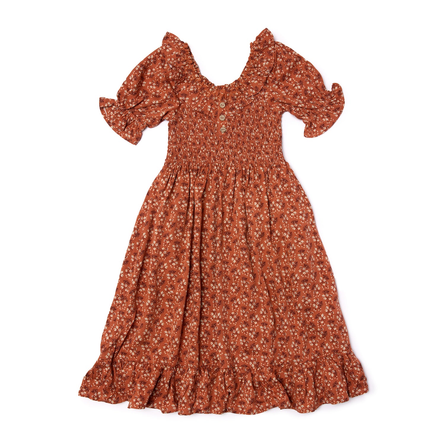 Rylee + Cru Lexi Dress - Red Floral