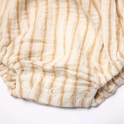 Rylee + Cru Julia Romper - Marigold Stripe