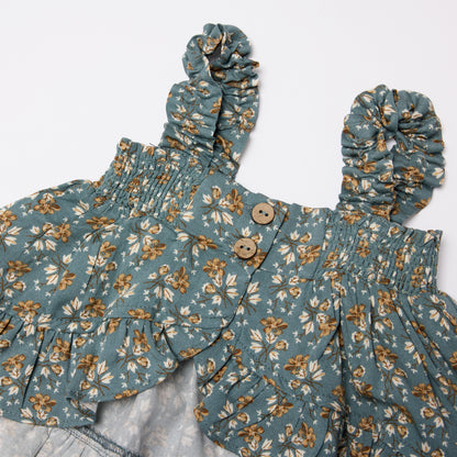 Rylee + Cru Lala Set - Blue Floral