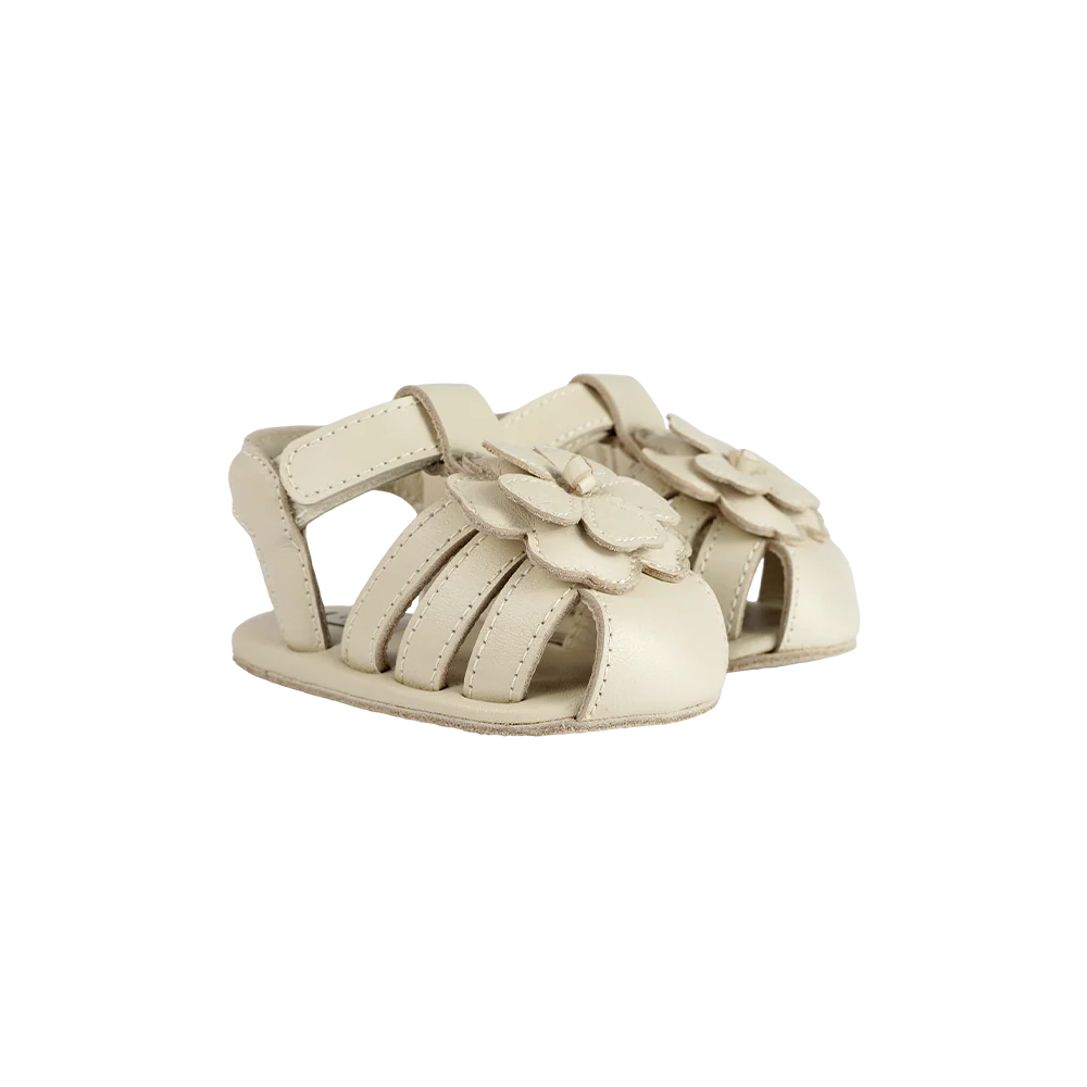 Donsje Duni Fields Sandals - White Buttercup / Cream Leather