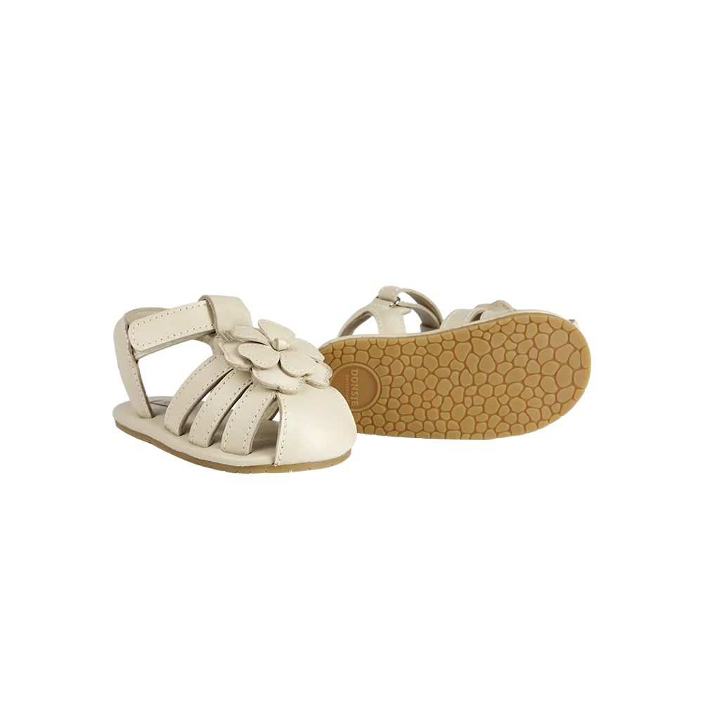 Donsje Duni Fields Sandals - White Buttercup / Cream Leather