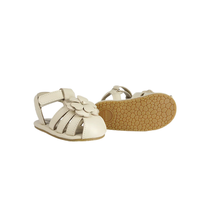 Donsje Duni Fields Sandals - White Buttercup / Cream Leather